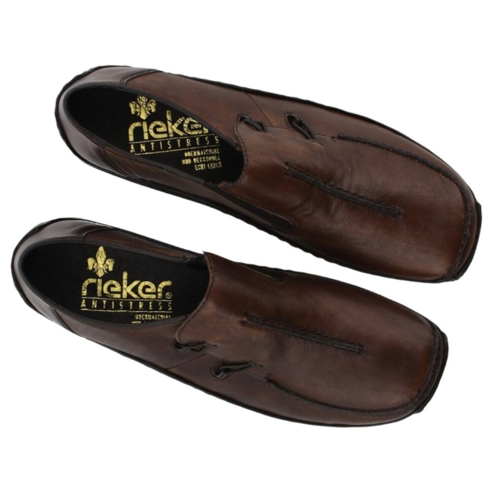 Rieker Antistress Women Brown Distressed Shoes, Size 39 EUR / 7.5 USA